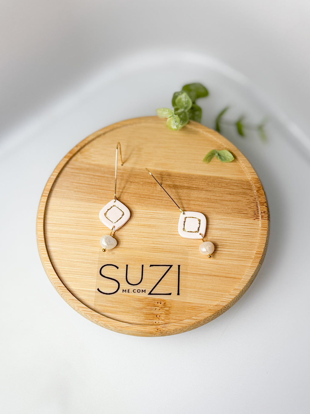 P1 Pearl Earrings, Stainless Steel, Hypoallergenic, Elegant Dangle Jewelry, Timeless Minimalist Gift for Her