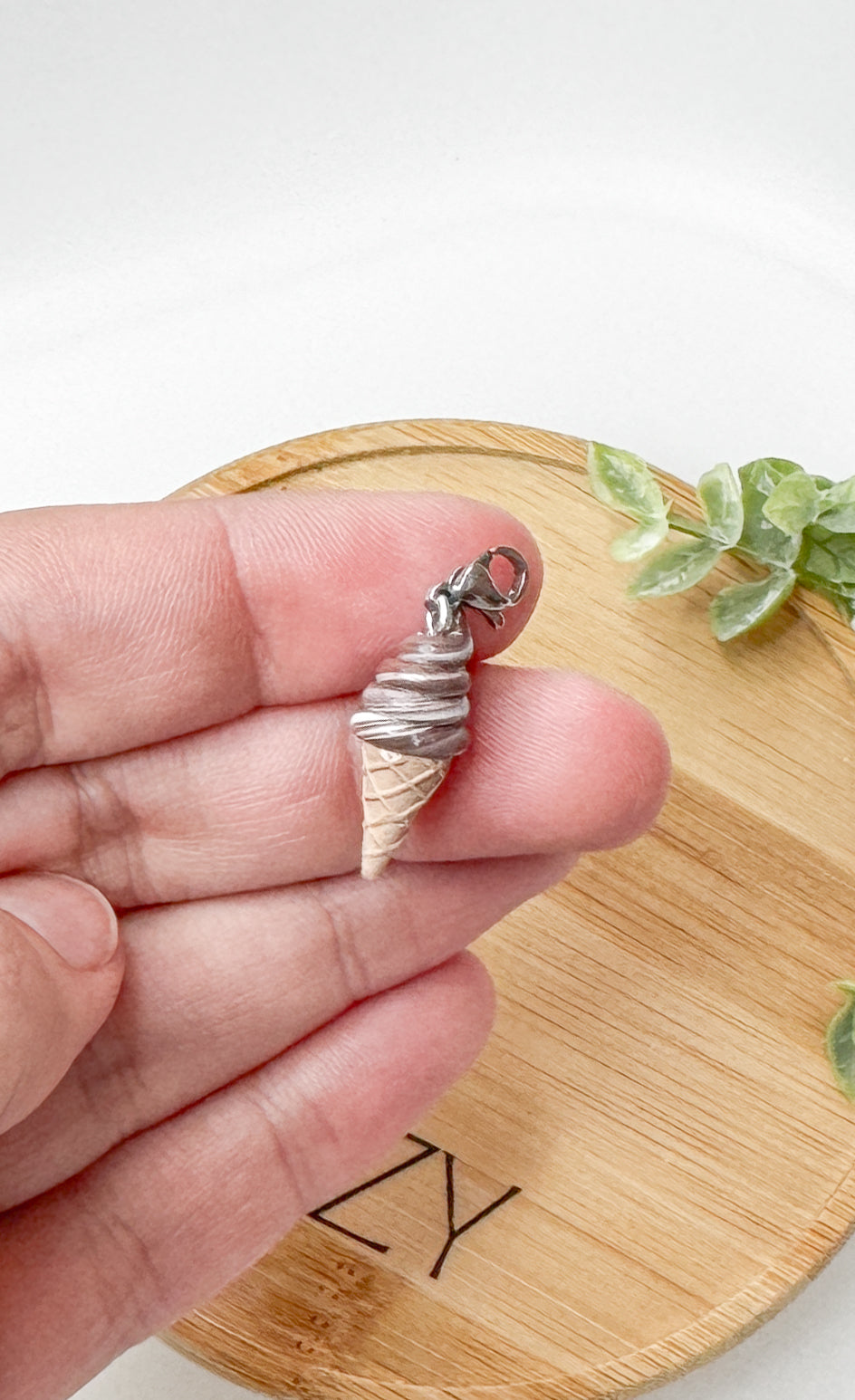 Dessert Charms, Candy, Ice Cream, Doughnuts, Polymer Clay Stainless Steel, Build your own Bracelet