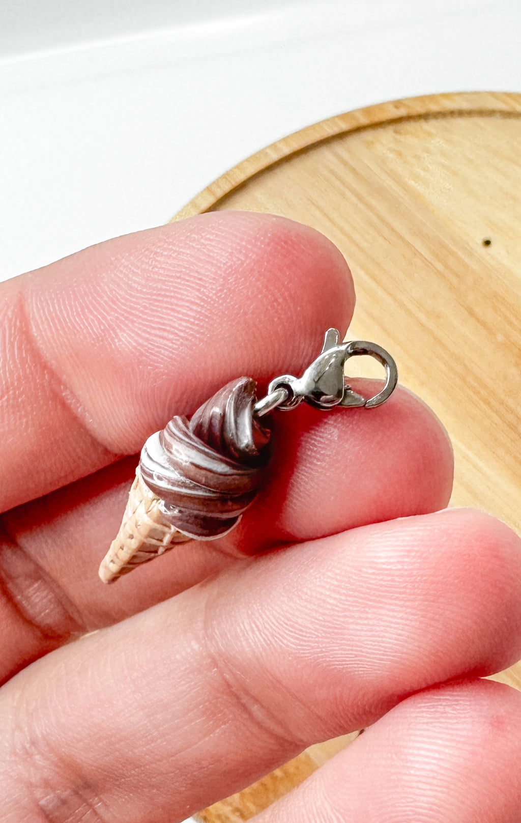 Dessert Charms, Candy, Ice Cream, Doughnuts, Polymer Clay Stainless Steel, Build your own Bracelet