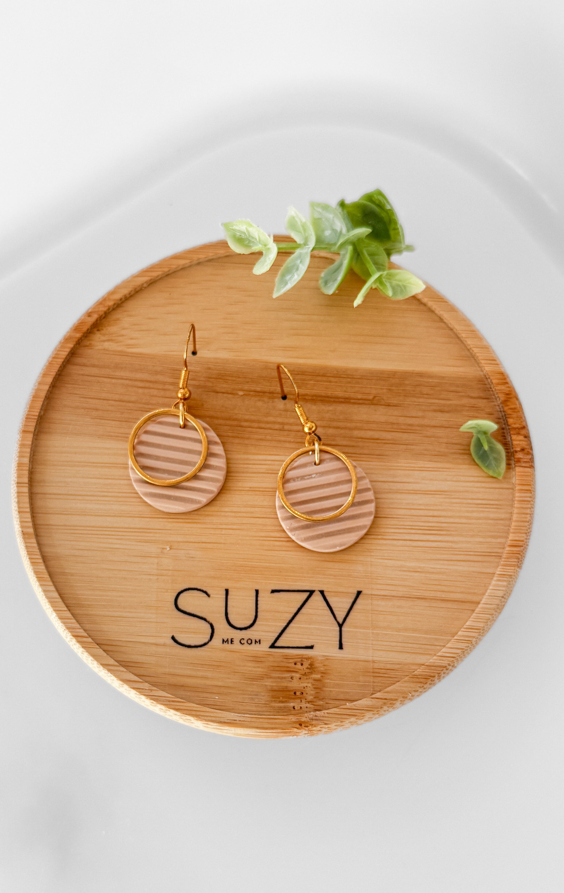 SUZY1 Everyday, Lightweight Hypoallergenic Stainless Steel Earrings, Durable Handmade Polymer Clay Jewelry, Trendy Soft Pastel Colors