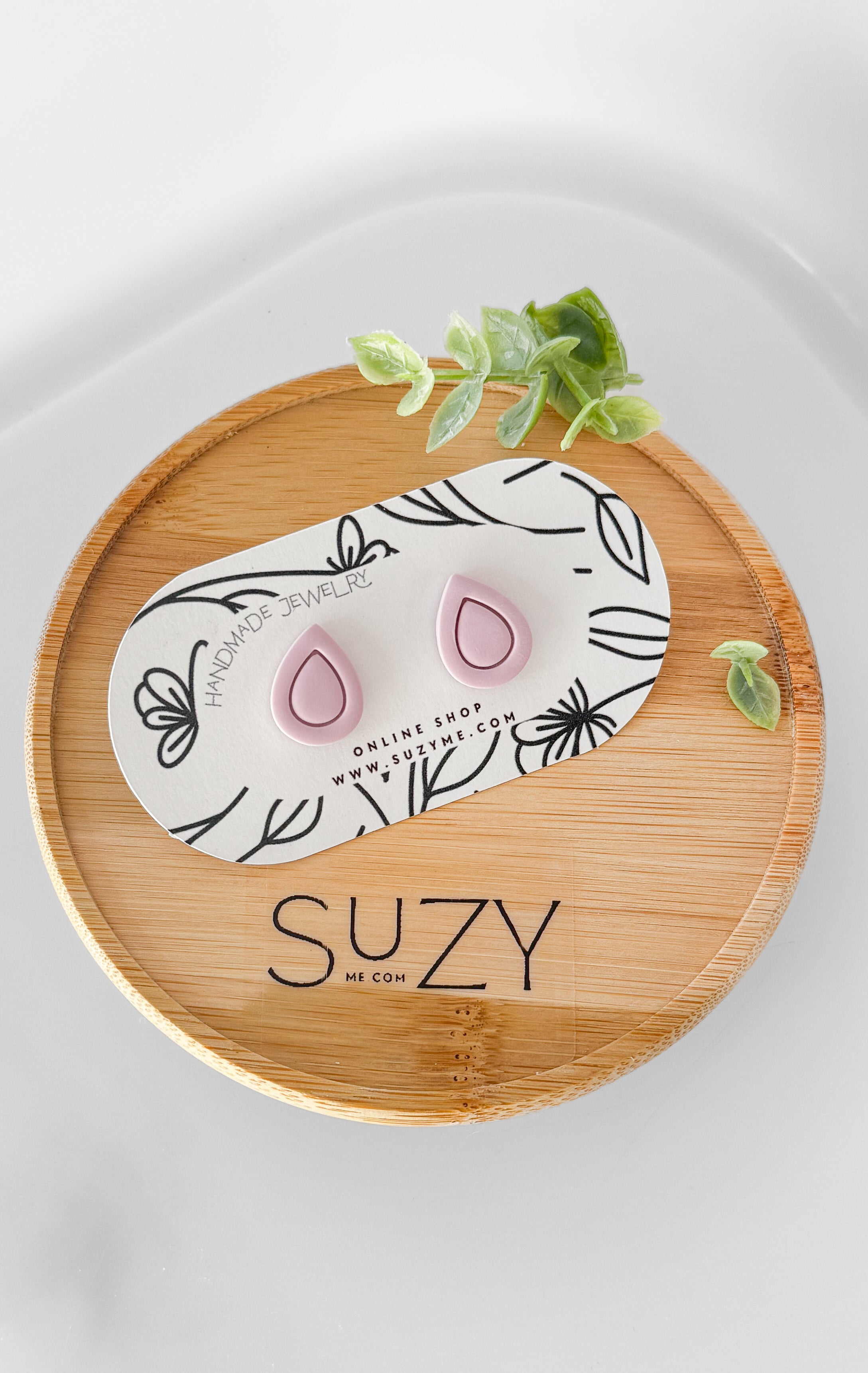 SUZY2 Everyday, Lightweight Hypoallergenic Stainless Steel Earrings, Durable Handmade Polymer Clay Jewelry, Trendy Soft Pastel Colors Studs