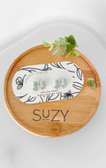 SUZY7 Everyday, Lightweight Hypoallergenic Stainless Steel Earrings, Durable Handmade Polymer Clay Jewelry, Trendy Soft Pastel Colors Bow Studs