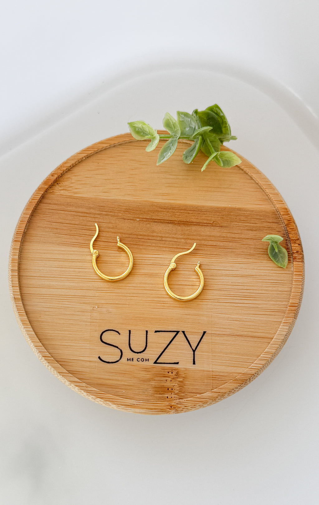 SUZY3 Everyday, Lightweight Hypoallergenic Stainless Steel Earrings, Durable Handmade Polymer Clay Jewelry, Trendy Soft Pastel Colors HOOPS