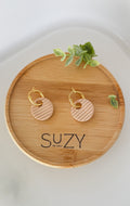 SUZY5 Everyday, Lightweight Hypoallergenic Stainless Steel Earrings, Durable Handmade Polymer Clay Jewelry, Trendy Soft Pastel Colors