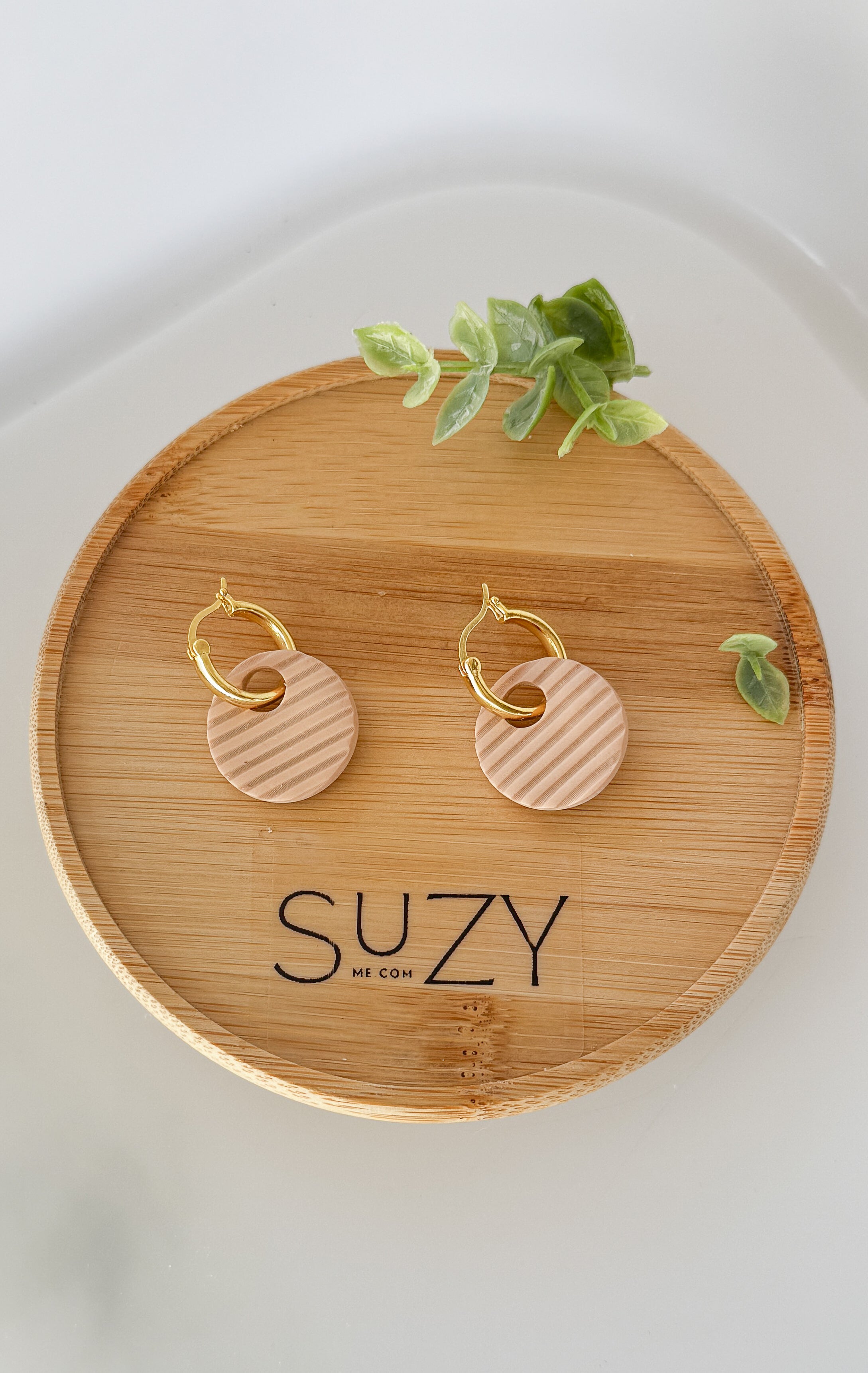 SUZY5 Everyday, Lightweight Hypoallergenic Stainless Steel Earrings, Durable Handmade Polymer Clay Jewelry, Trendy Soft Pastel Colors