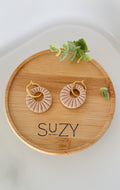 SUZY6 Everyday, Lightweight Hypoallergenic Stainless Steel Earrings, Durable Handmade Polymer Clay Jewelry, Trendy Soft Pastel Colors