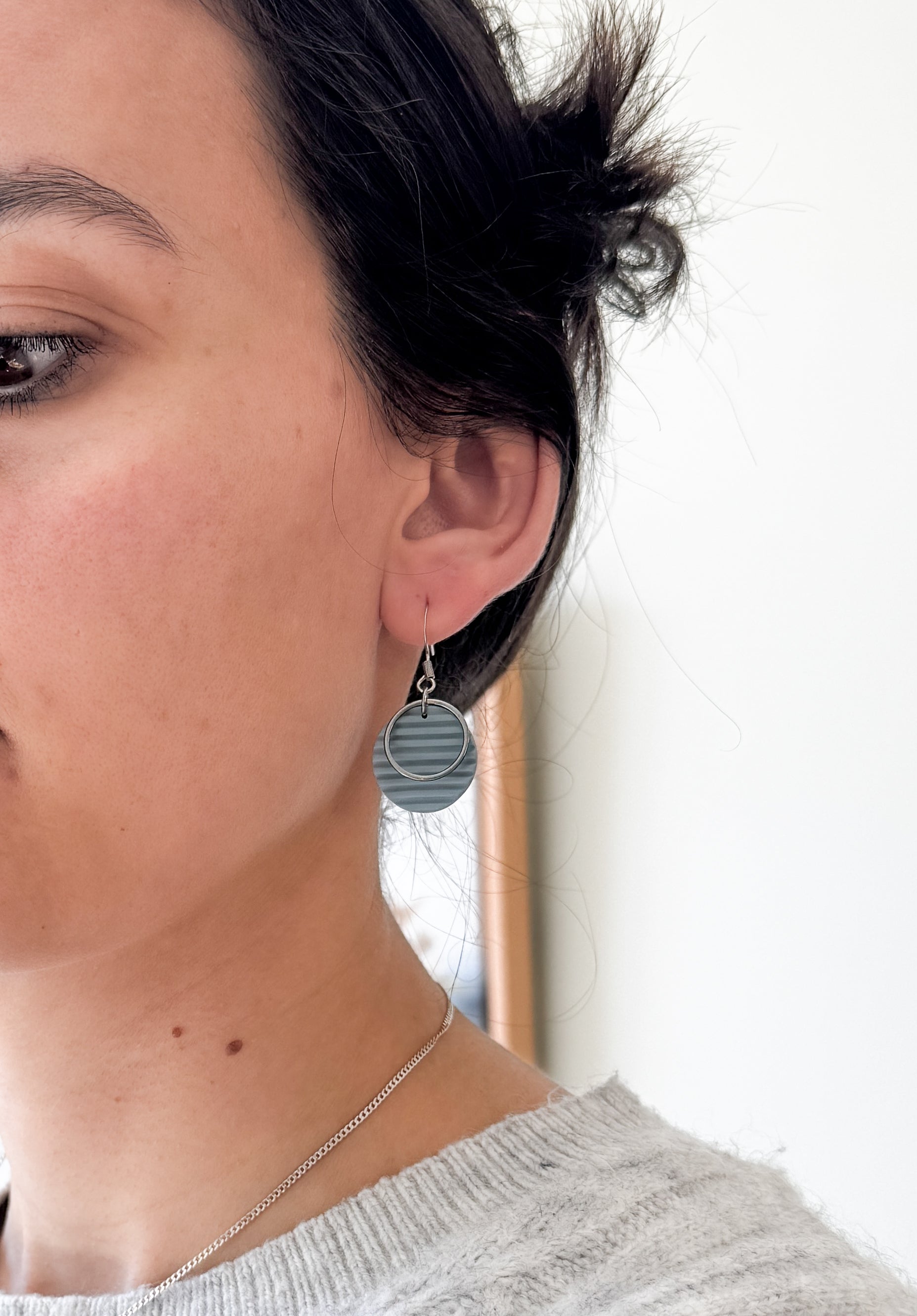 SUZY1 Everyday, Lightweight Hypoallergenic Stainless Steel Earrings, Durable Handmade Polymer Clay Jewelry, Trendy Soft Pastel Colors