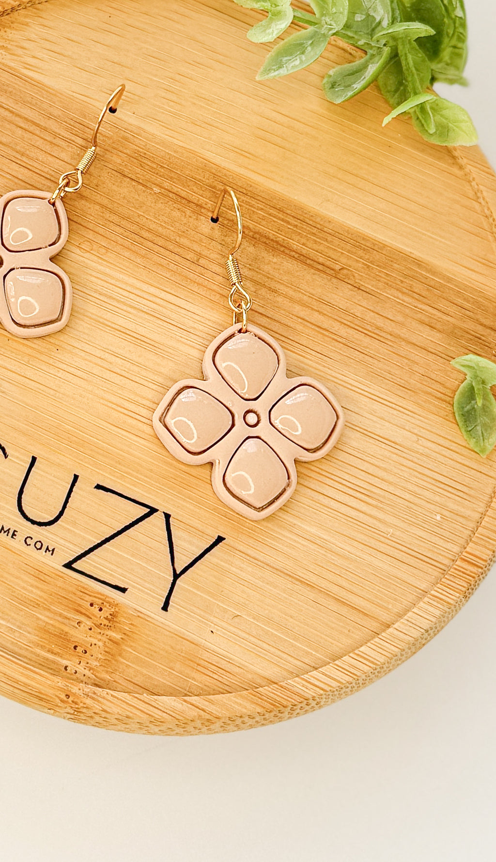 SUZY11 Everyday, Lightweight Hypoallergenic Stainless Steel Earrings, Durable Handmade Polymer Clay Jewelry, Trendy Soft Pastel Colors