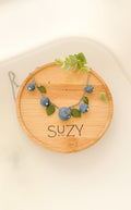 FR2 Fruit Inspired Earrings - Blueberries, Lightweight Statement Jewelry, Boutique Gift for Her NECKLACE