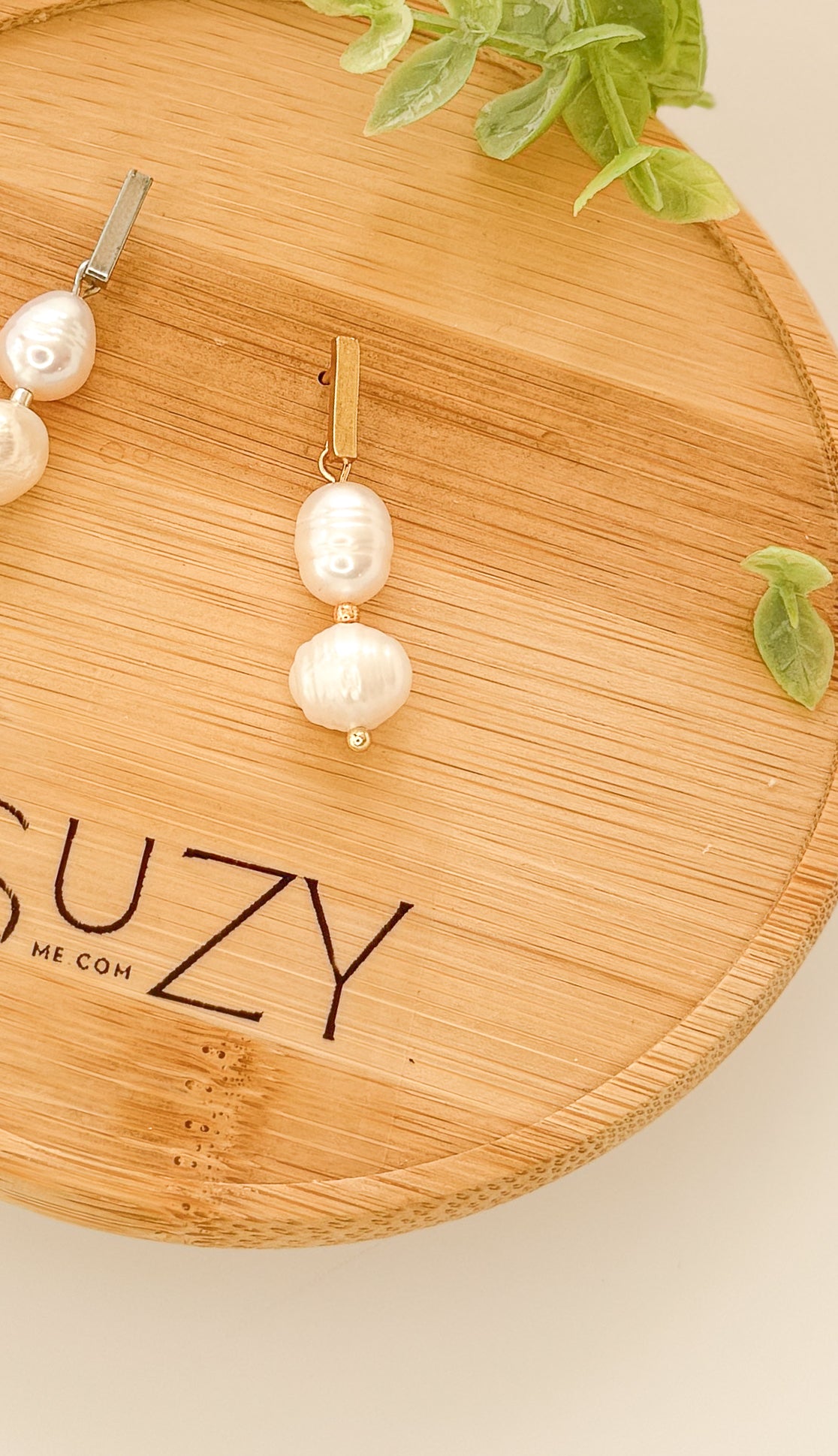 P8 Pearl Earrings, Stainless Steel, Hypoallergenic, Elegant Dangle Jewelry, Timeless Minimalist Gift for Her .