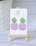 SS14 Tropical Leaf Teardrop Earrings | Everyday Statement Earrings | Lightweight Polymer Clay | Gifts for Her