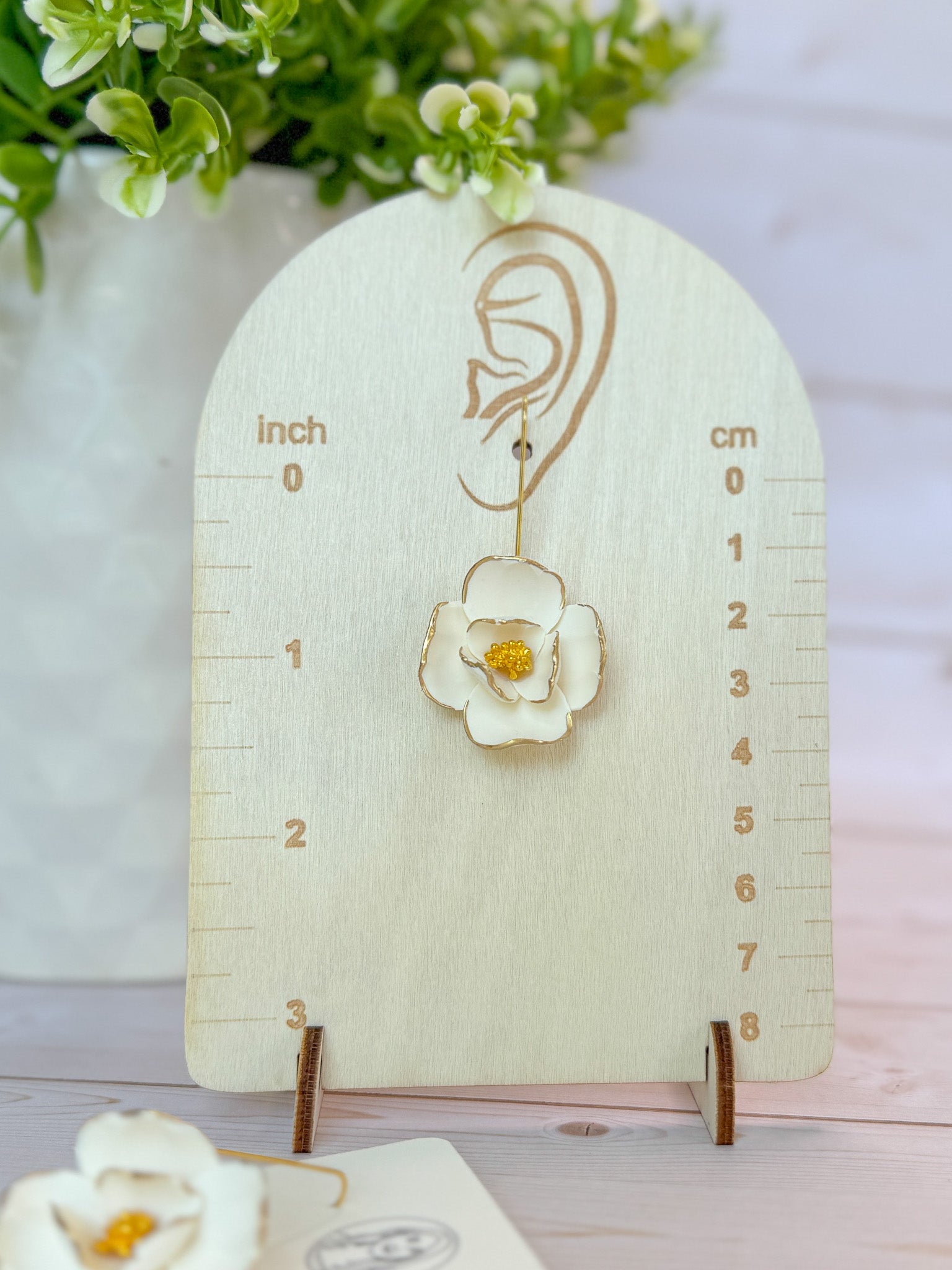 SUZY17 Everyday, Lightweight Floral Earrings, Handmade Polymer Clay Jewelry, Trendy Soft Pastel Colors