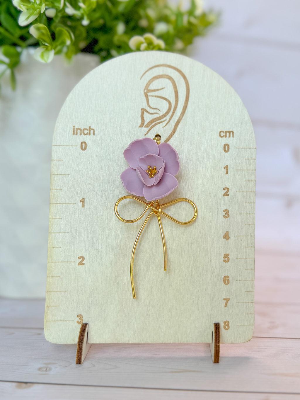 SUZY18 Everyday, Lightweight Floral Earrings, Handmade Polymer Clay Jewelry, Trendy Soft Pastel Colors