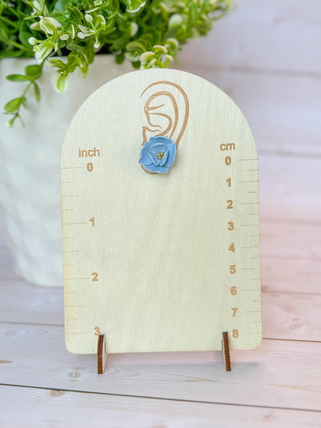 SUZY19 Everyday, Lightweight Floral Earring Studs, Handmade Polymer Clay Jewelry, Trendy Soft Pastel Colors