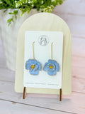 SUZY17 Everyday, Lightweight Floral Earrings, Handmade Polymer Clay Jewelry, Trendy Soft Pastel Colors