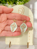 RG6 Faith Inspired Cross Earrings Gold Bow | Christian Gift | Handmade Statement Jewelry