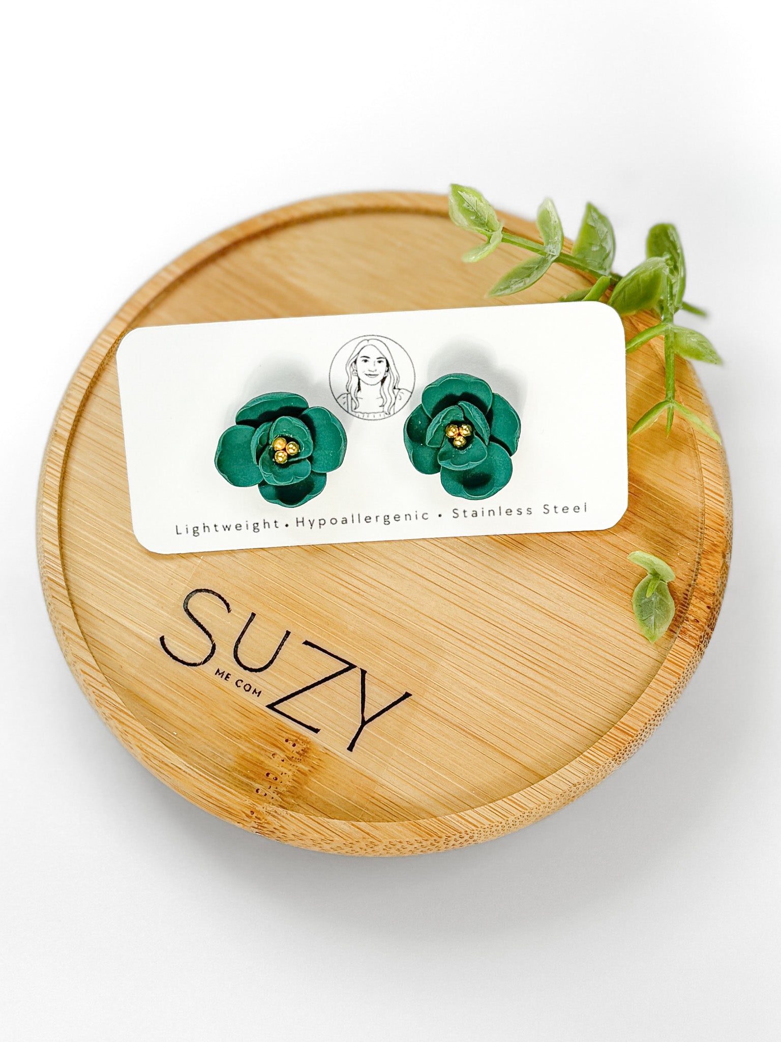 RG12 Faith Inspired Floral Earrings Studpack | Christian Gift | Handmade Polymer Clay Jewelry Hypoallergenic (Copy)