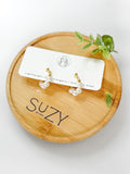 P9 Elegant Ear Huggies 925 Sterling Silver Gold Plated Earrings | Pearl Jewelry | Fine Jewelry