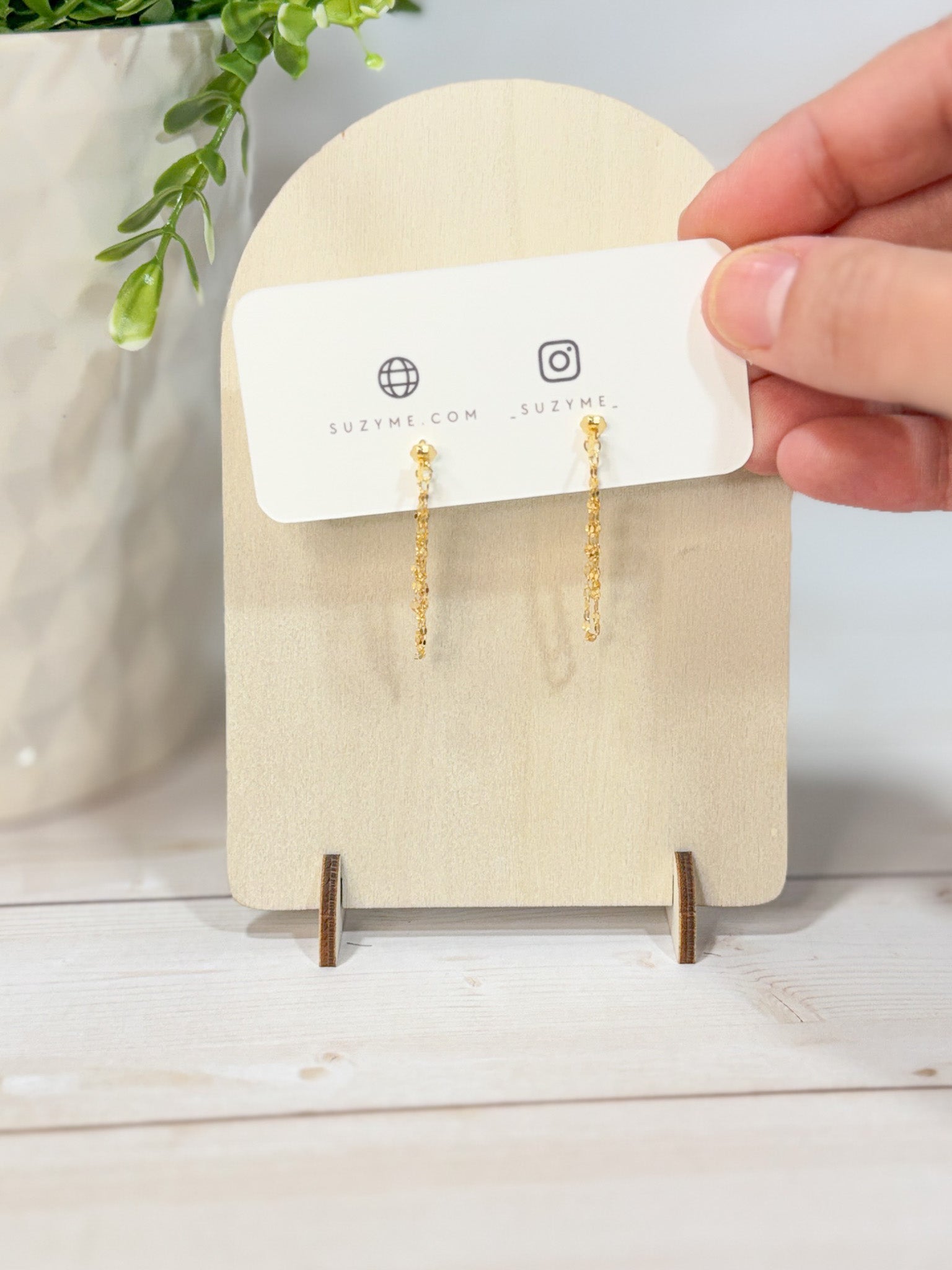 Double Layer Tassel, 925 Sterling Silver, Gold Plated Chain Earrings, Fine Jewelry, Lightweight Everyday wear