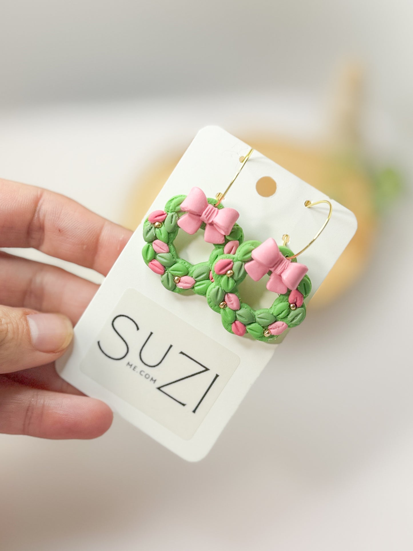 Pink Christmas Garland